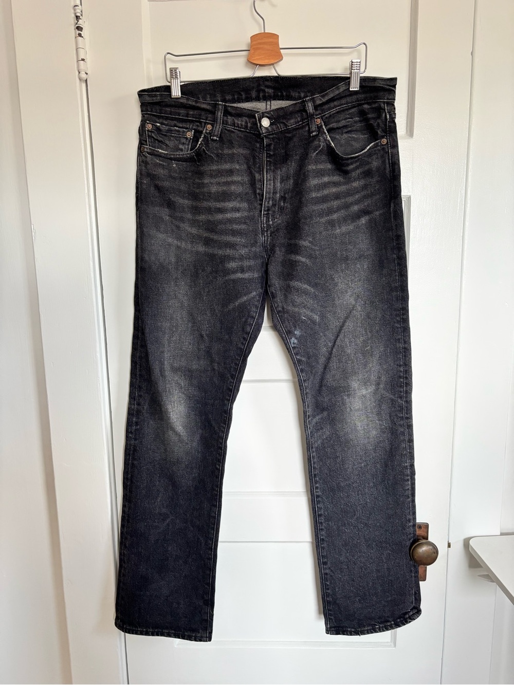 Levi’s 504 Men's Black Washed Jeans W34xL32